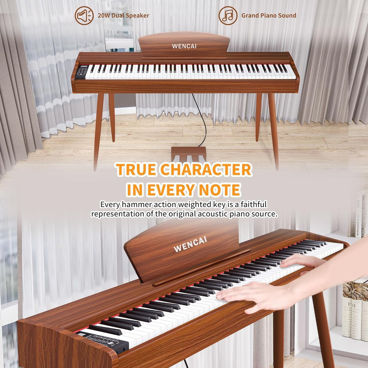 88-Key Fully Weighted Digital Piano E46518
