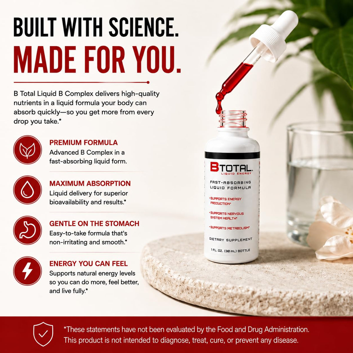 Berry 2 fl oz Sublingual Vitamin B Complex Liquid Drops I16719