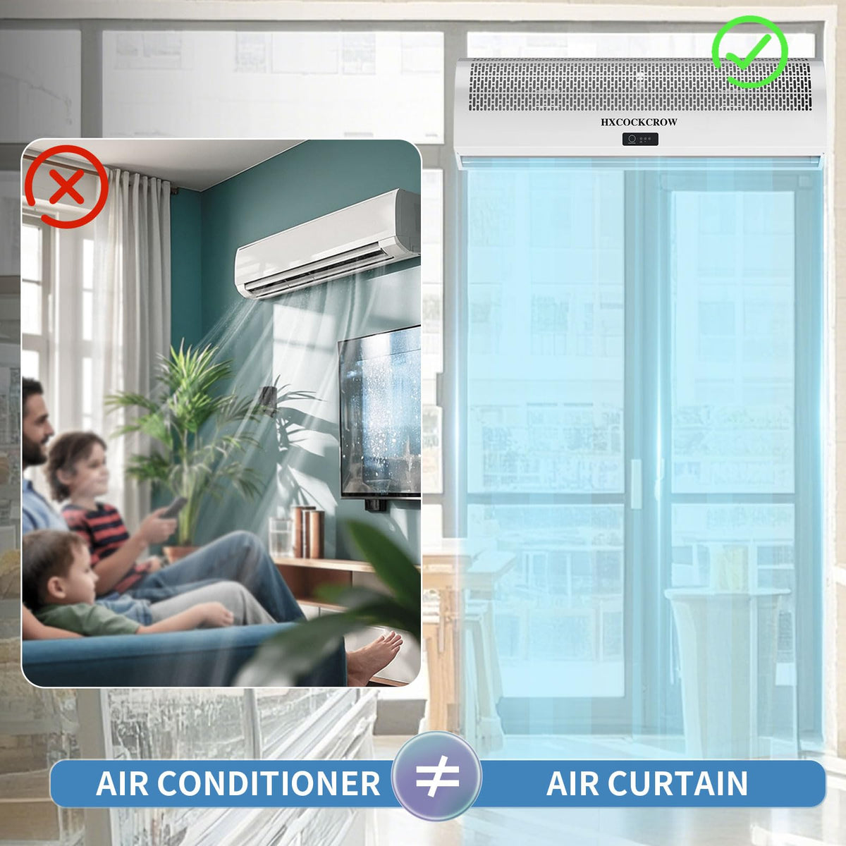 36 Inch Wall Mounted Air Curtain J772981