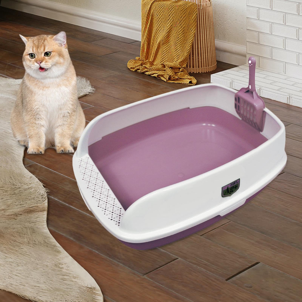 Pink Cat Litter Box Z898748