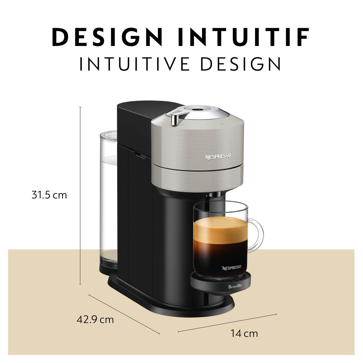 Light Grey Coffee & Espresso Maker N810226