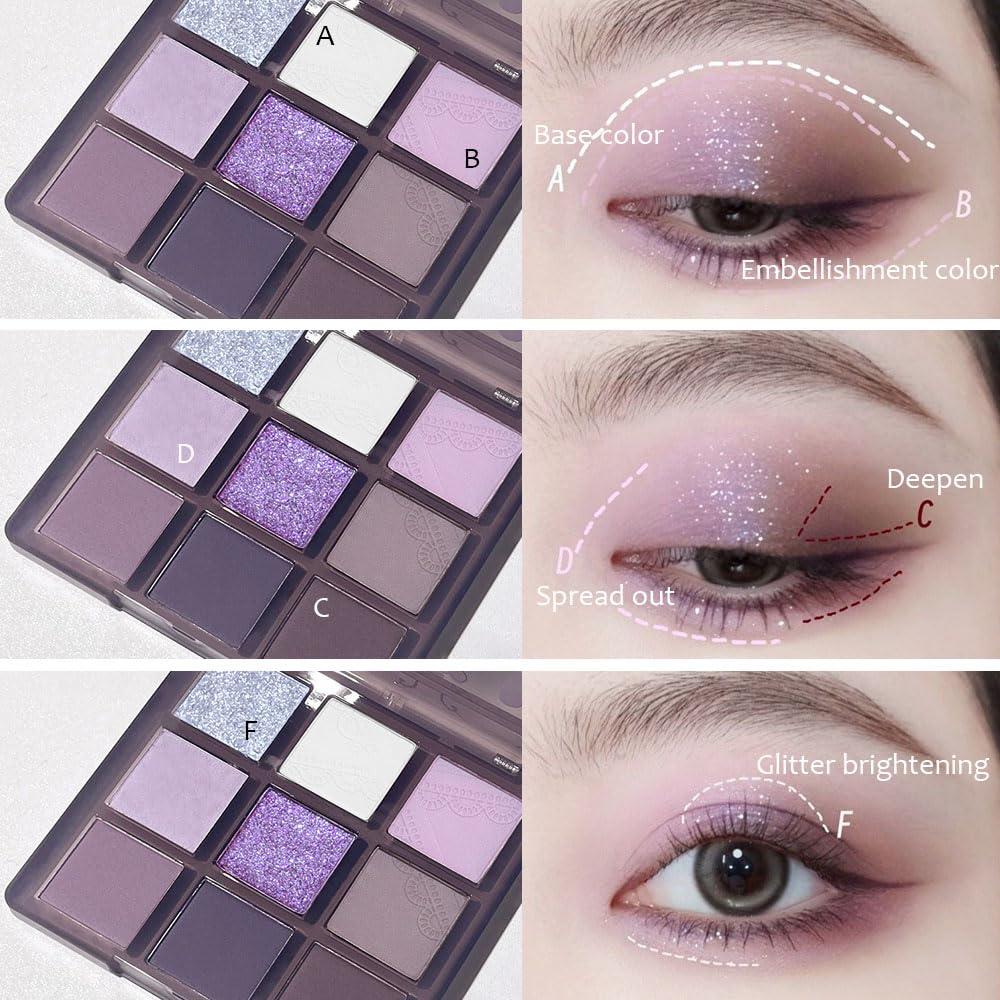 9 Colors Eye Shadow Palettes Makeup R4978