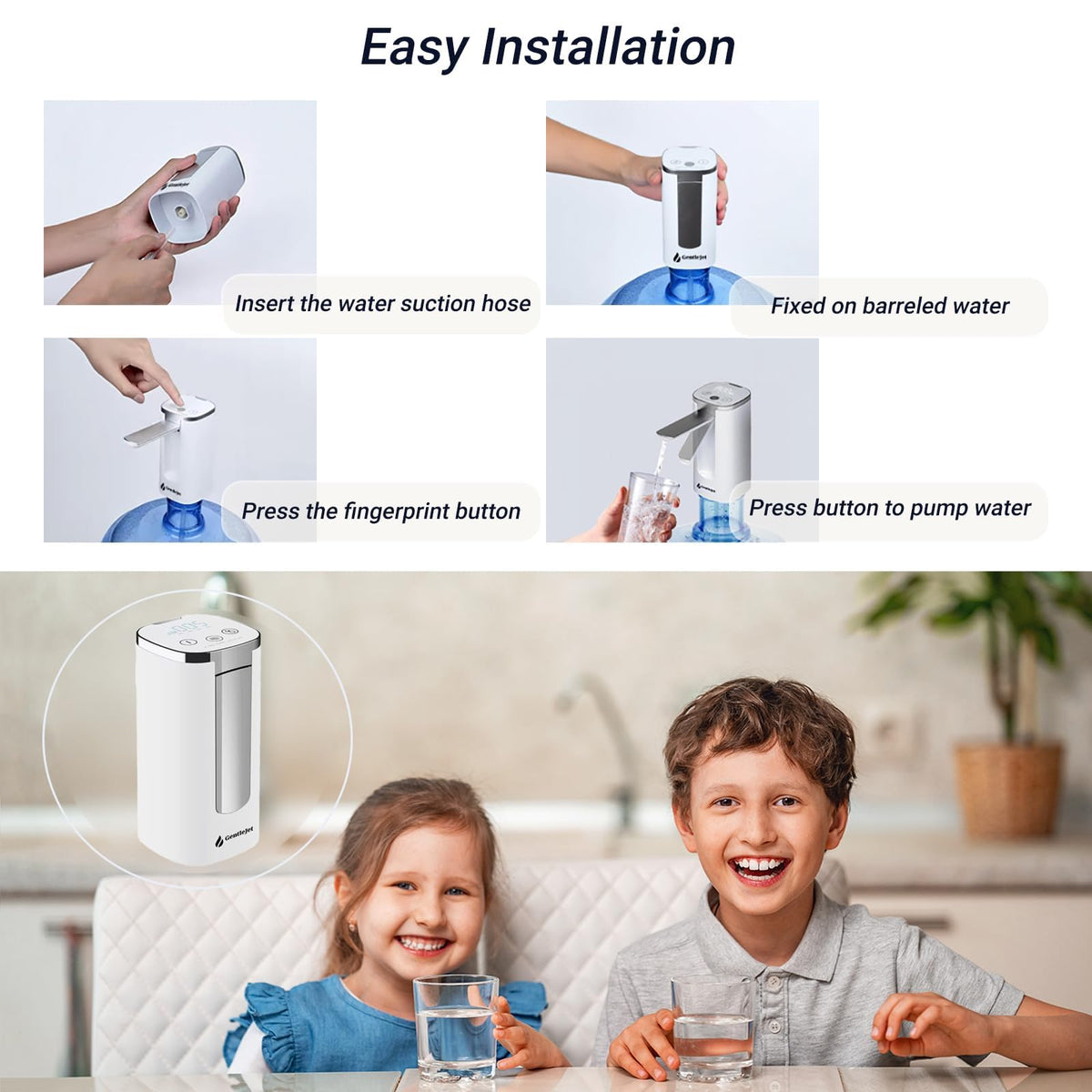 Automatic Water Dispenser Pump for 5 Gallon Bottle X408096