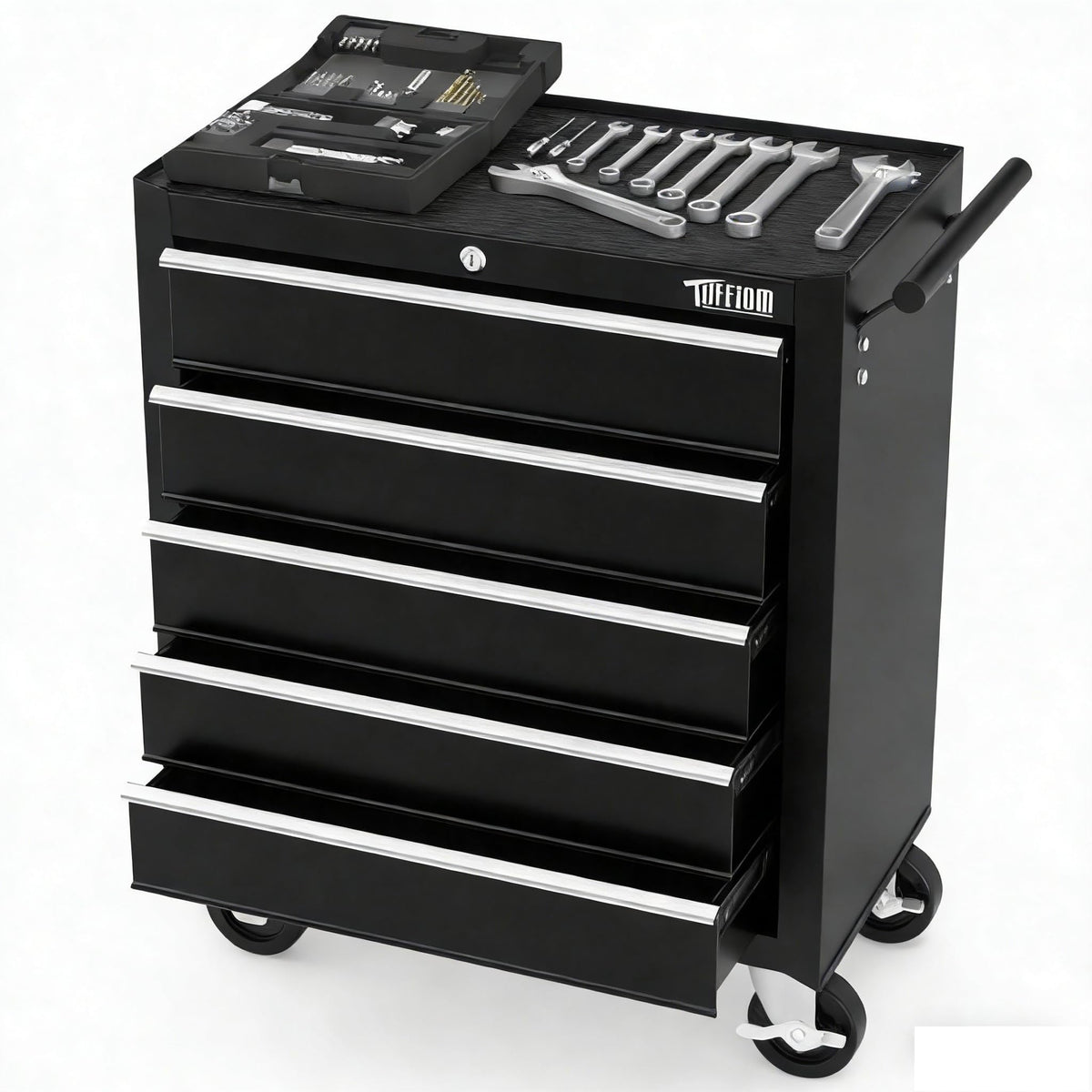 5 Drawer Rolling Tool Chest with Lock C64749
