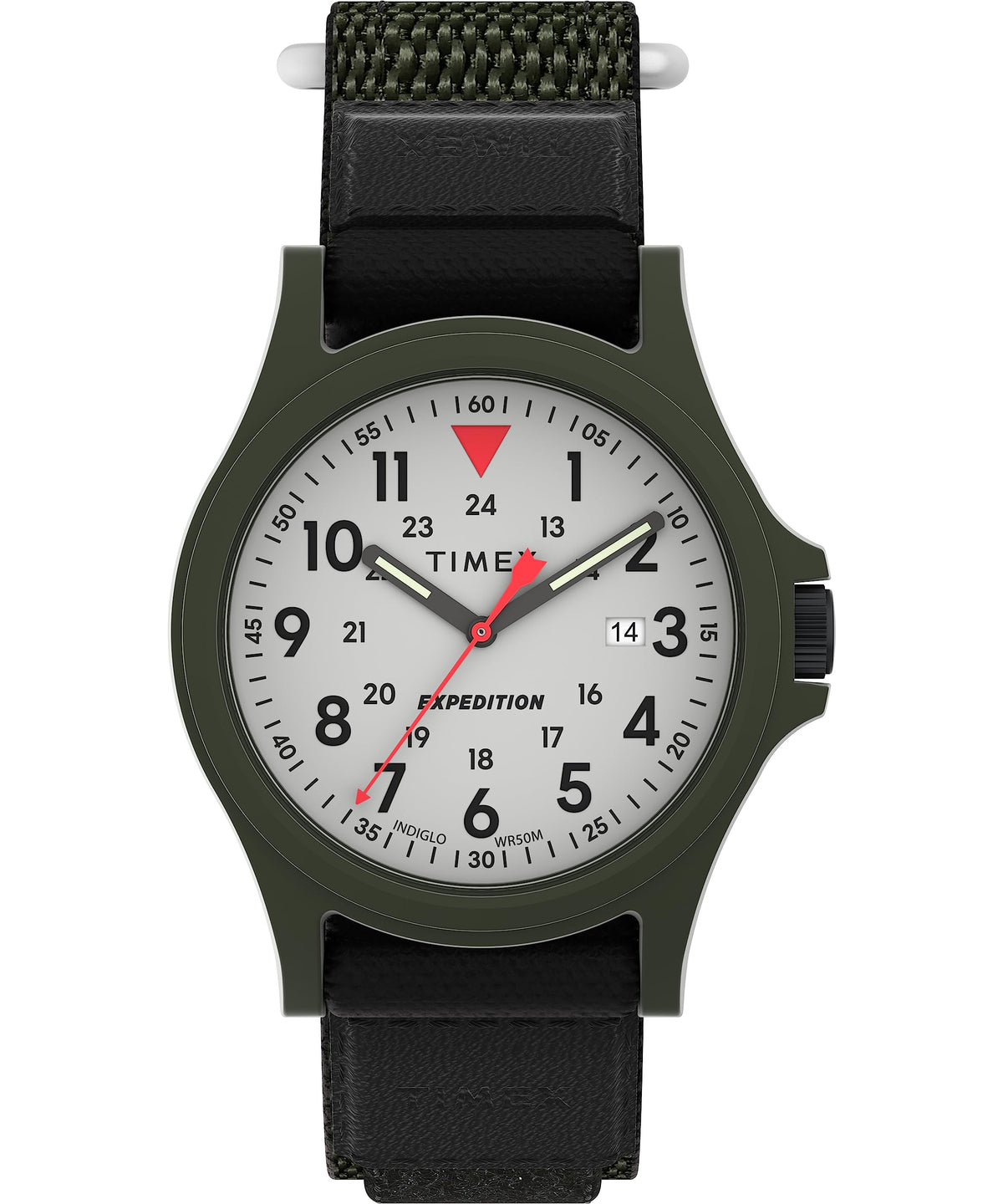 Black Fastwrap Cream Dial Green Case Watch A3345