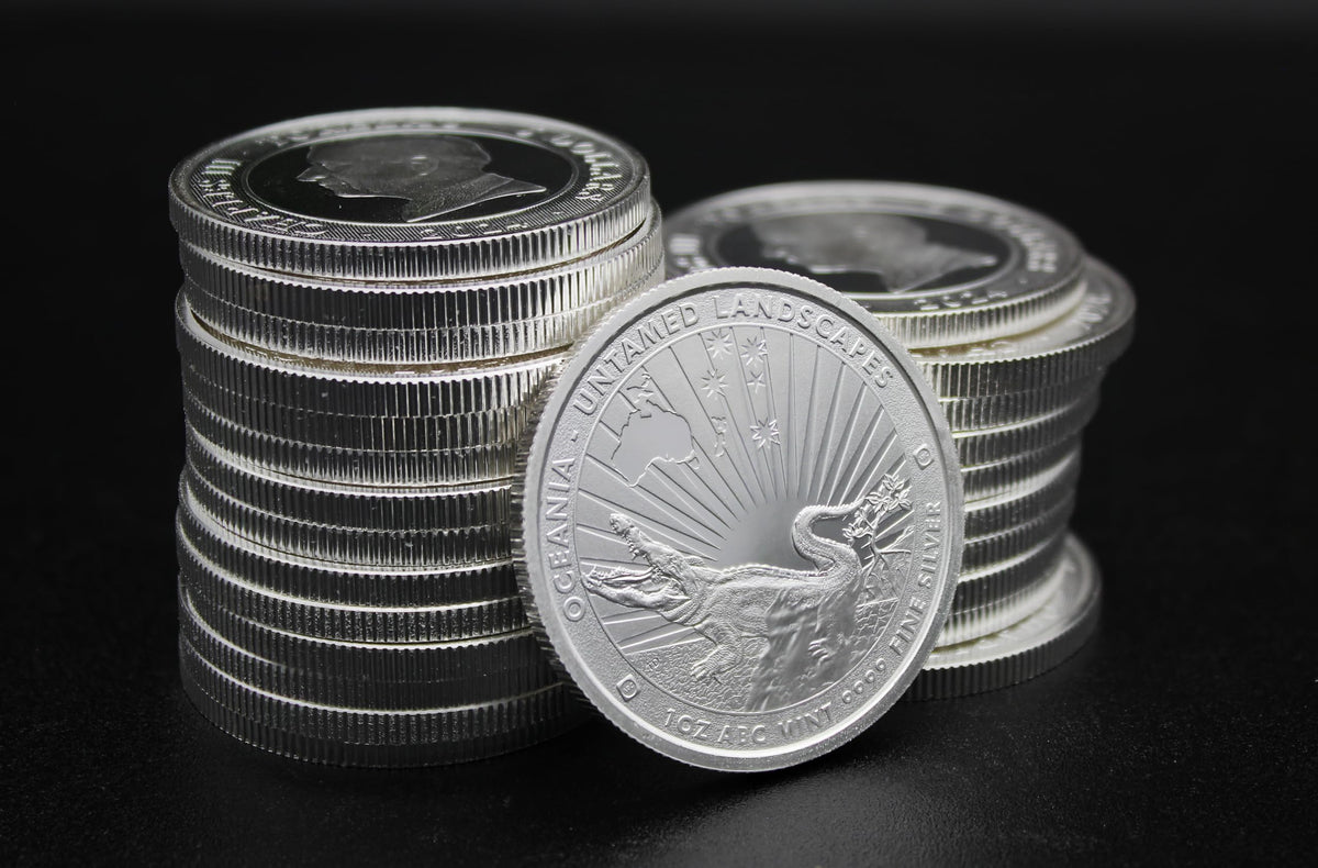 1 oz Silver Crocodile I736