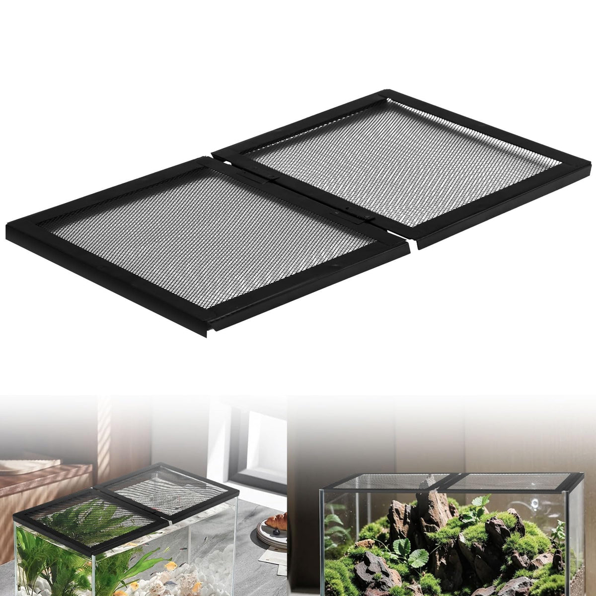 Hinged Door Aquarium Screen Cover I748