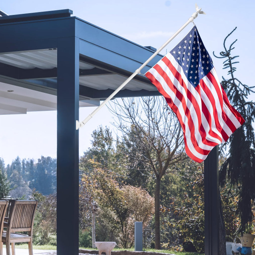 6FT Stainless Steel Flagpole Kit O141601