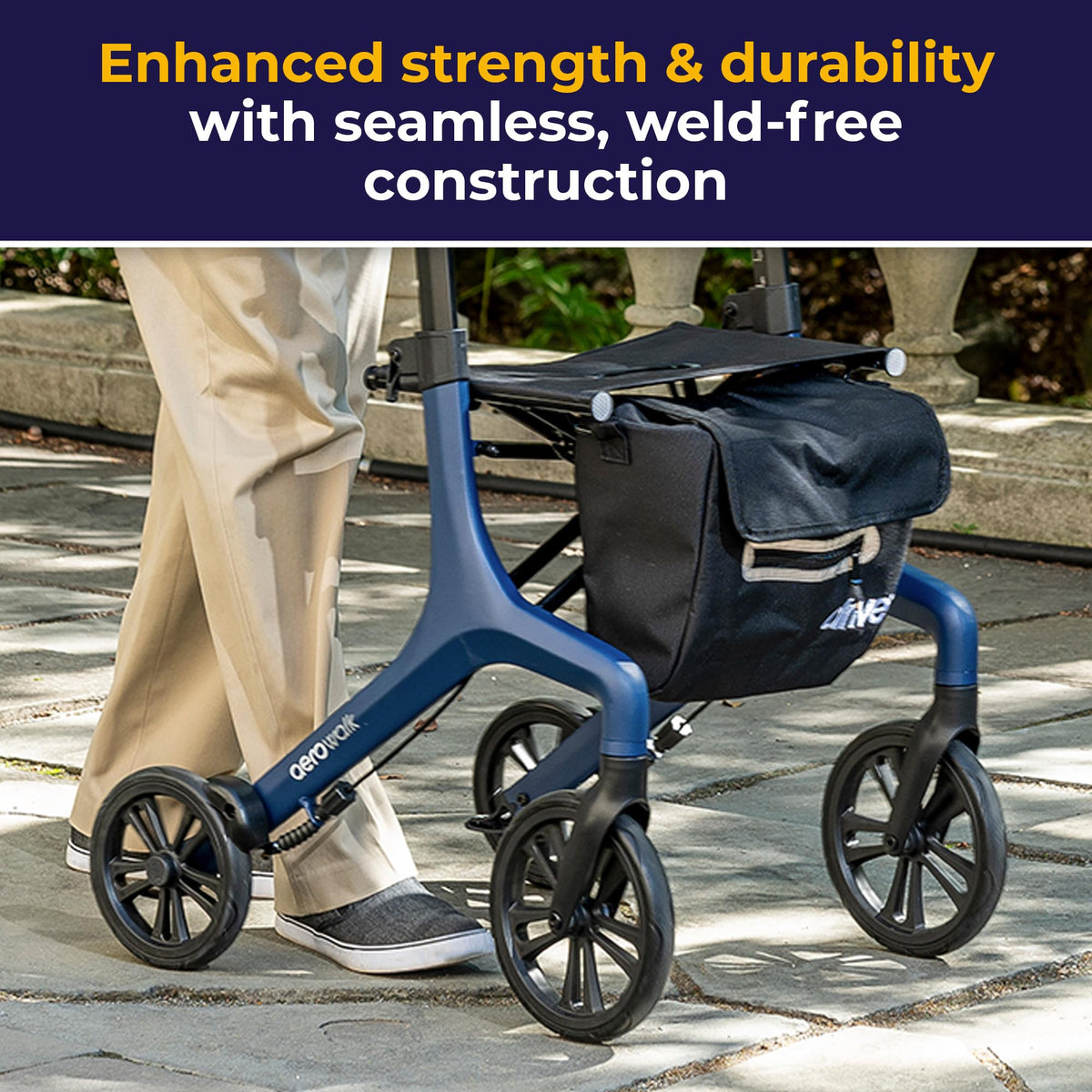 Blue 15.2 lb Rollator X269