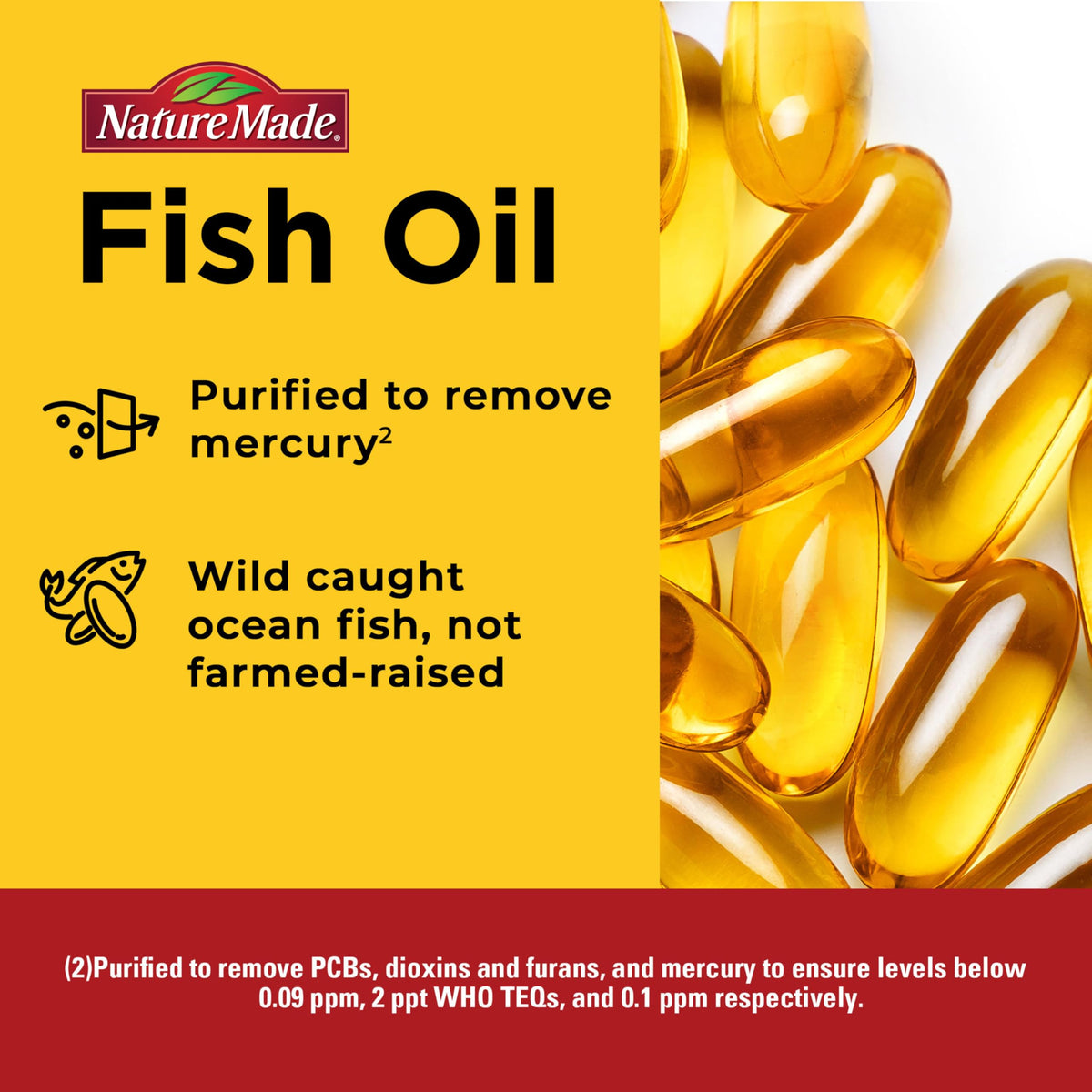 Fish Oil Omega 3 1000mg Softgels X37345