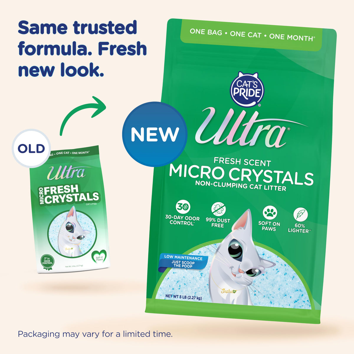 Fresh Scent Micro Crystals Litter 15lb D4977