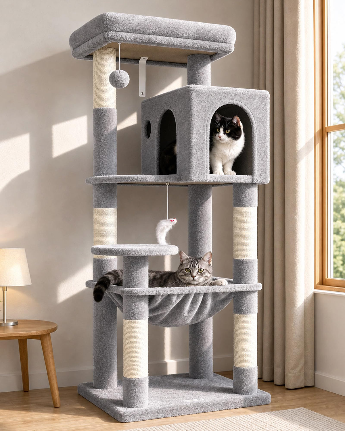 Cat Tree Tower with Scratching Post U5944