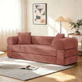 Pink Convertible Sofa Bed X75091