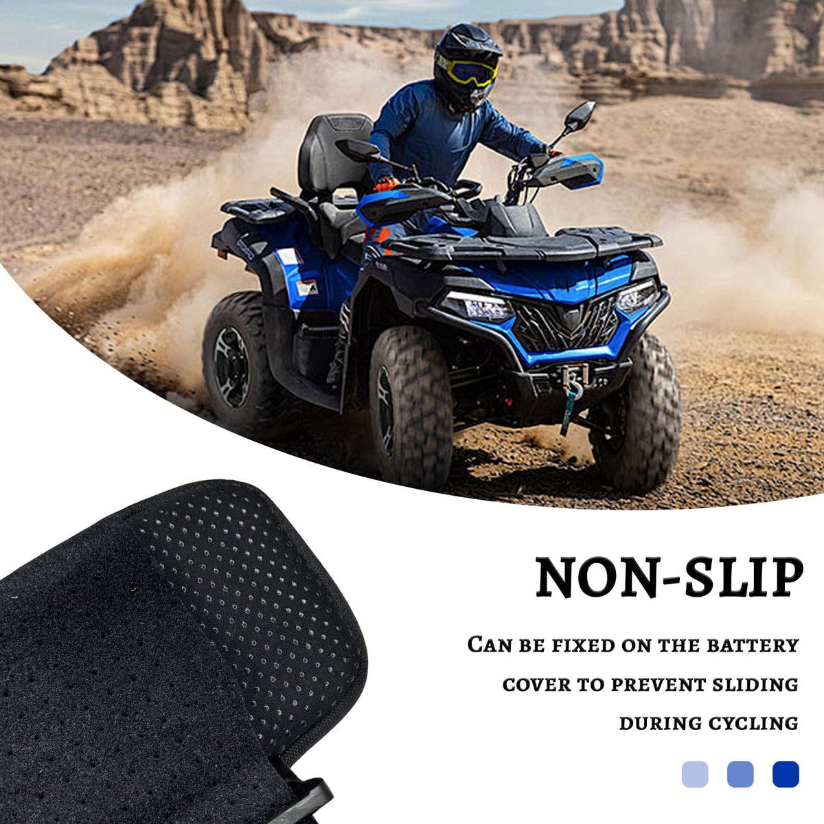 Waterproof Ebike Phone Storage Bag Battery Frame Pouch Blue X9027
