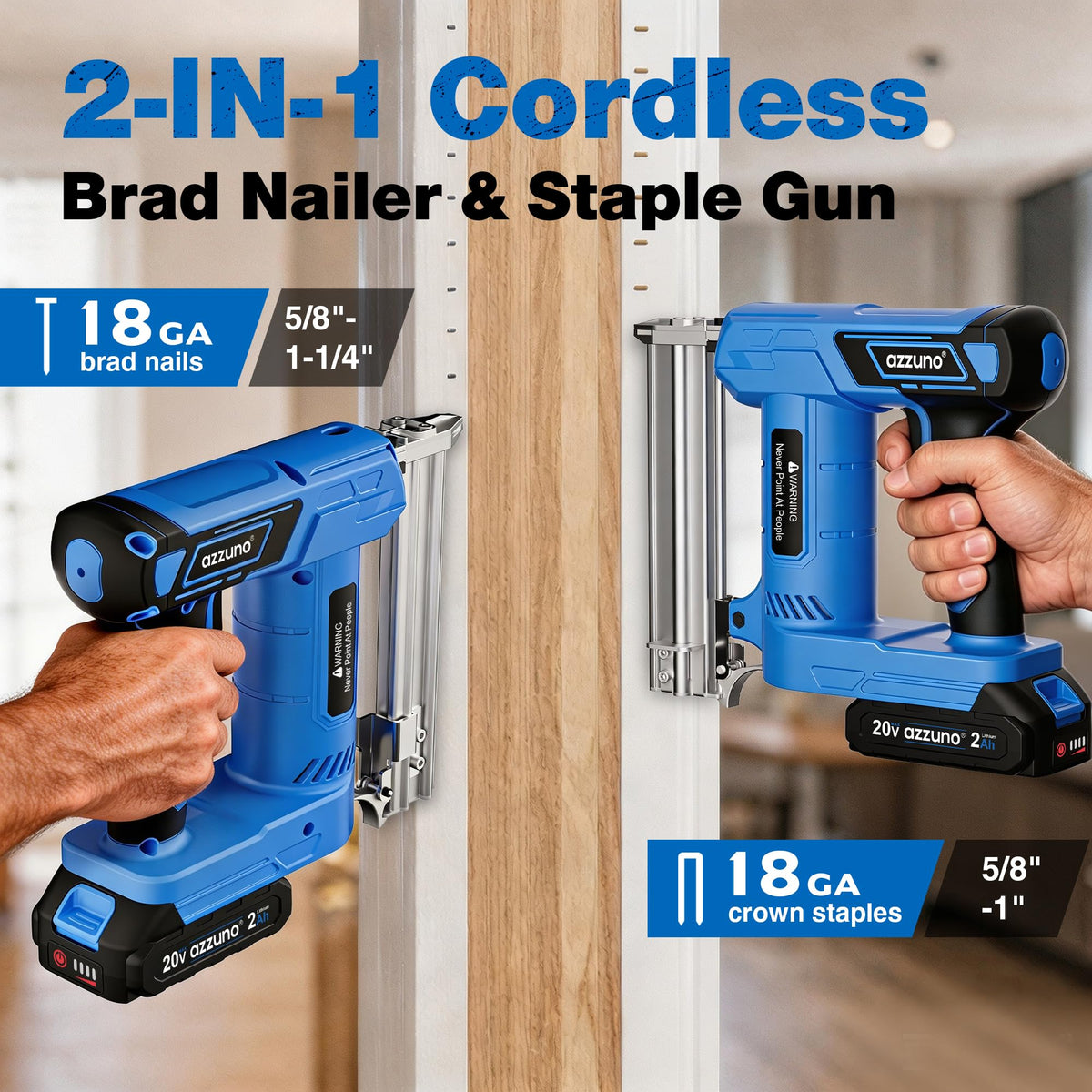 Cordless Brad Nailer Stapler Q58670
