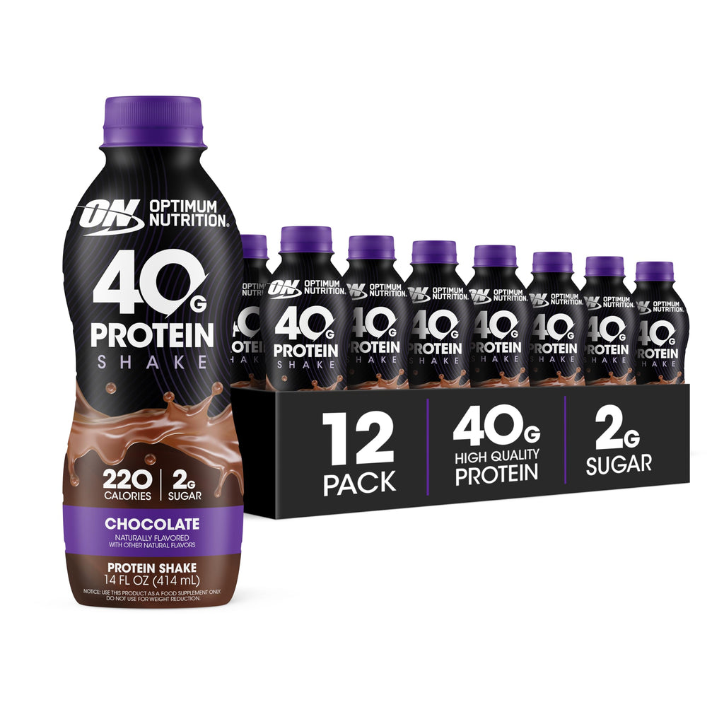 40g Protein Shake, Chocolate, 14 Fl Oz, 12 Ct Z60779
