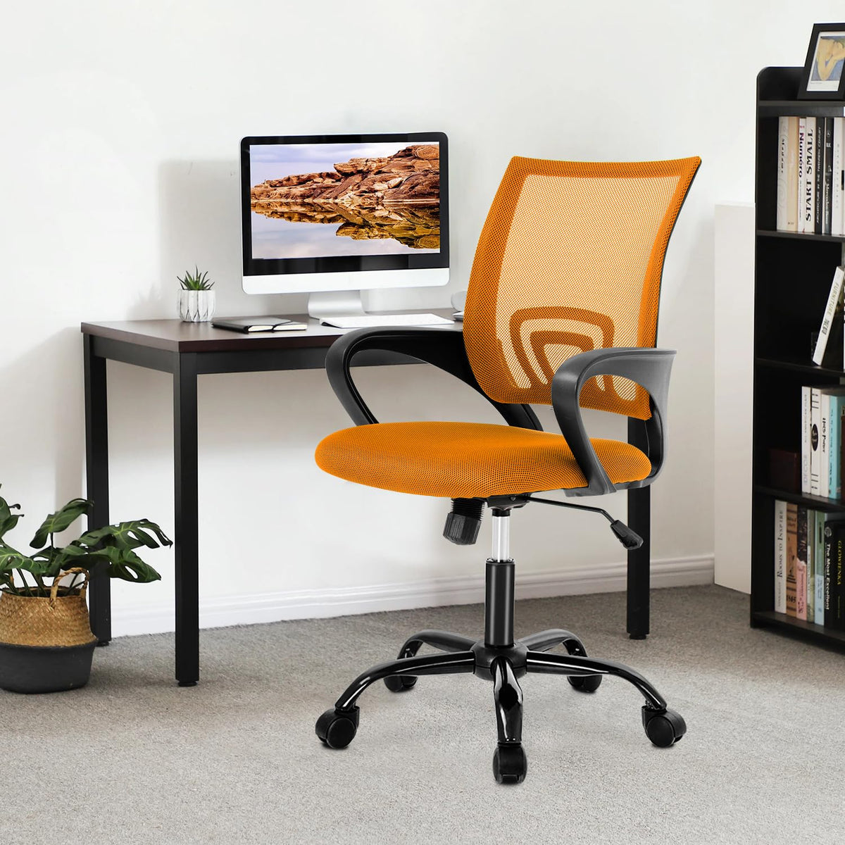 Orange Ergonomic Mesh Office Chair B408751