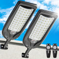 Solar Street Lights Outdoor with Remote Control, Motion Sensor, 6500K Dusk to Dawn, Waterproof Security Light O309972