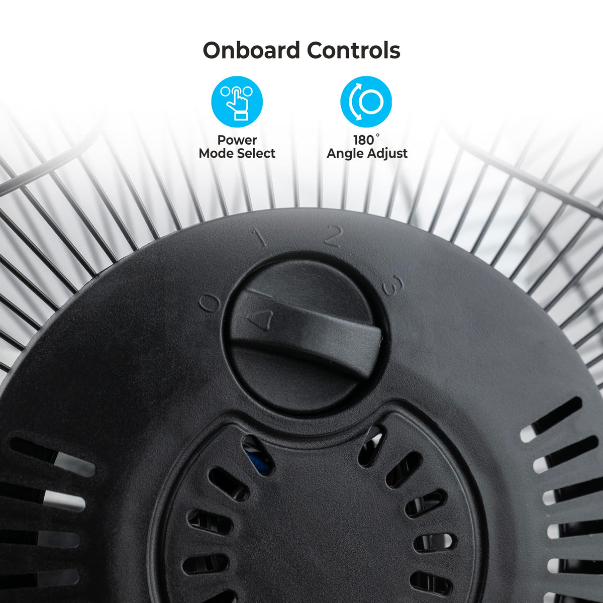 9 inch 3 Speed Metal Floor or Table Fan with Carry Handle U5541