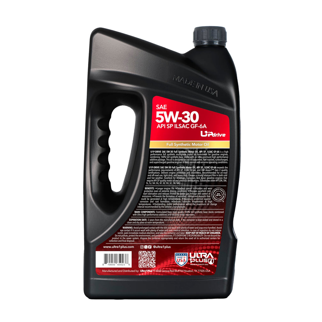 5W-30 Full Synthetic Motor Oil 5 Quart C86451