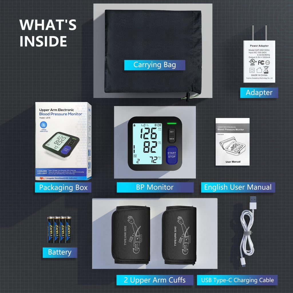 Automatic Digital Blood Pressure Machine with 2 Size Cuffs K15319