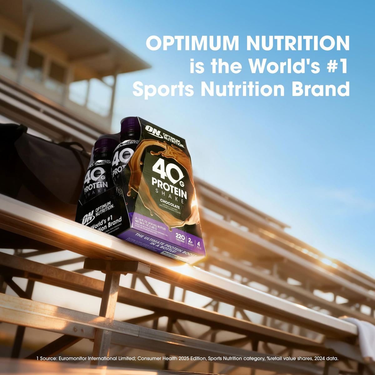 40g Protein Shake, Chocolate, 14 Fl Oz, 12 Ct Z60779
