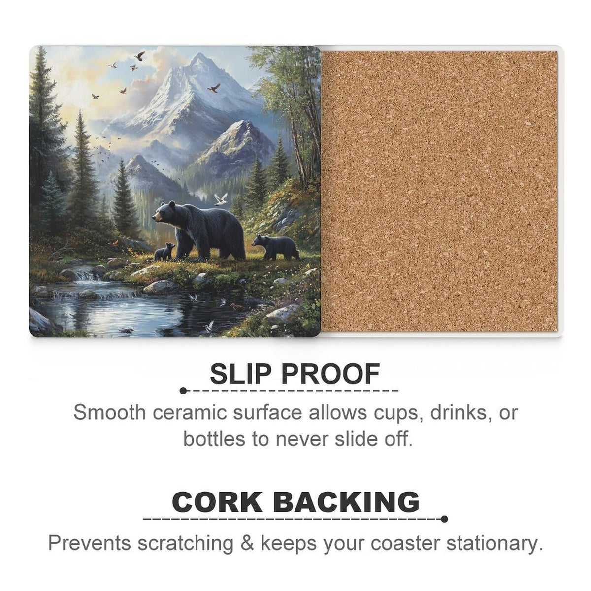 Ceramic Coasters Set H495