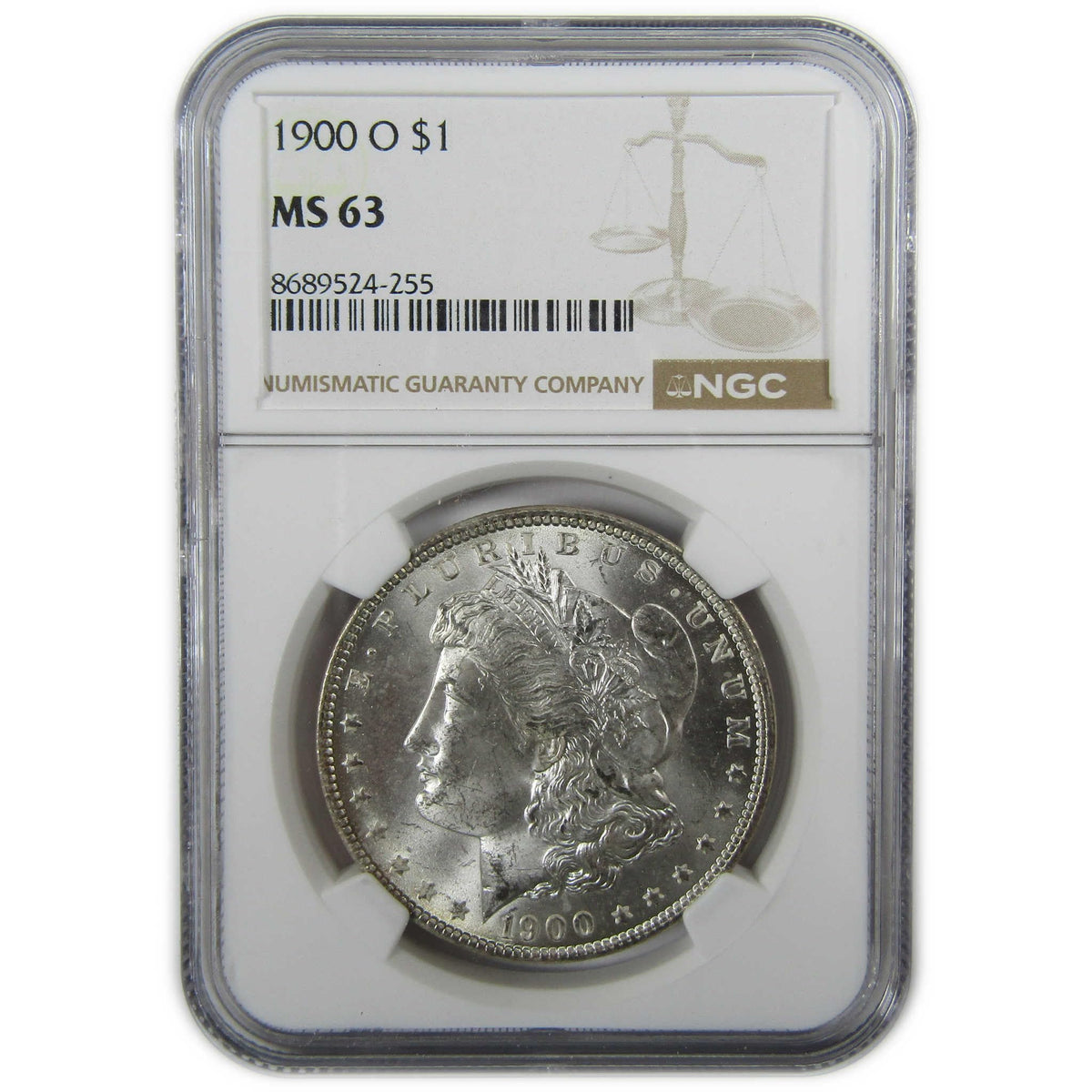 1900 O Morgan Silver Dollar MS 63 NGC Uncirculated $1 Coin P16544