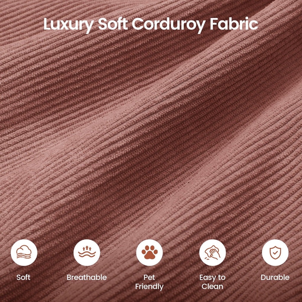 Pink Convertible Sofa Bed X75091