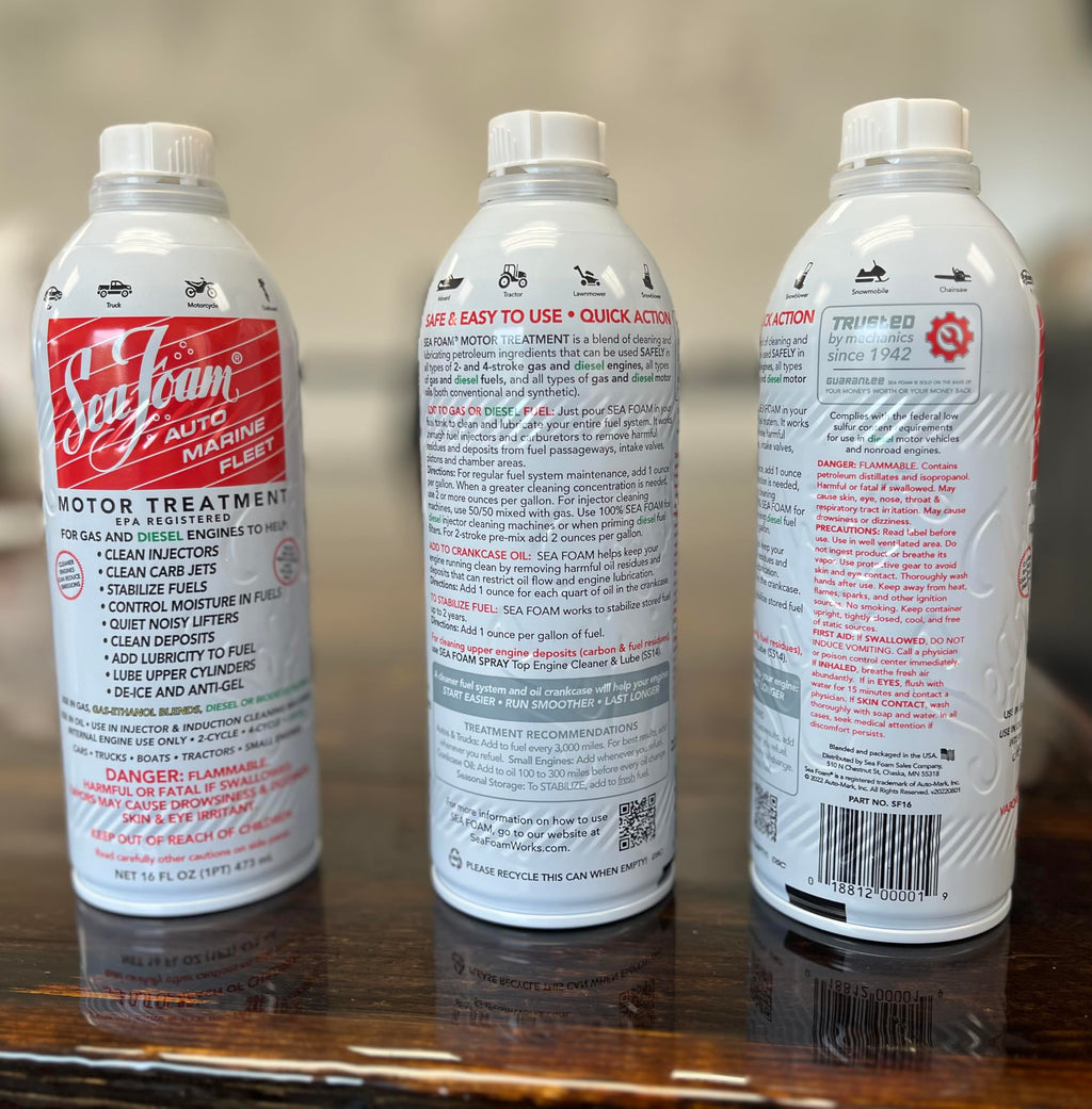 Sea Foam Motor Treatment Fuel & Oil Treatment 16 oz Pack of 4 I1541